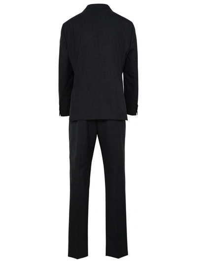 Luigi Bianchi Gray Virgin Wool Suit In Grey