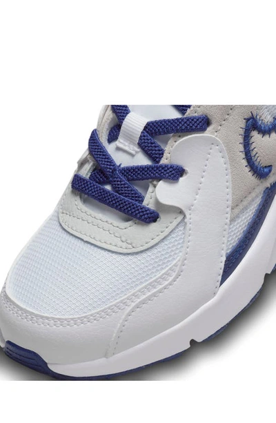 Shop Nike Kids' Air Max Excee Sneaker In White/ Royal Blue/ Photo Blue