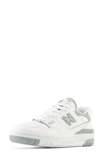 Shop New Balance 550 Basketball Sneaker In White/ Juniper
