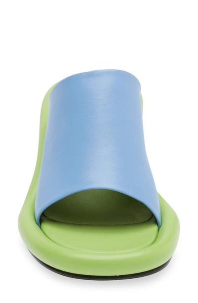 Shop Jw Anderson Bumper Colorblock Slide Sandal In Light/ Pastel Blue
