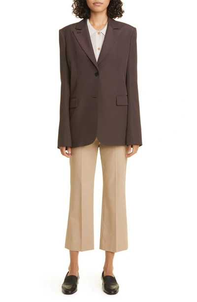 Maria Mcmanus Organic Cotton & Recycled Cashmere Mesh Knit Polo Cardigan In Crema