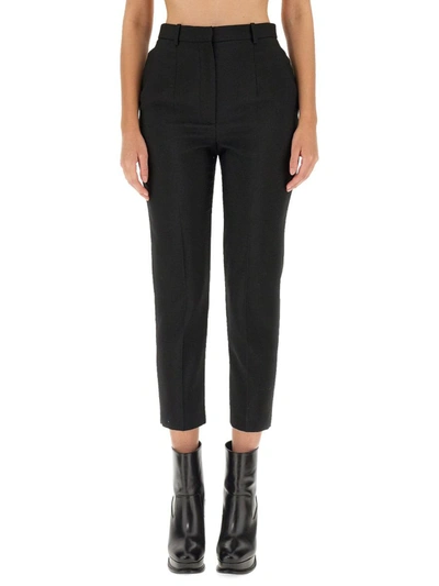 Alexander Mcqueen Alexander Mc Queen Cigarette Trousers In Black
