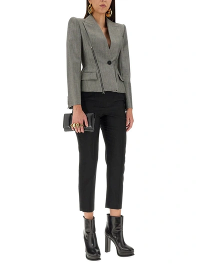 Alexander Mcqueen Alexander Mc Queen Cigarette Trousers In Black