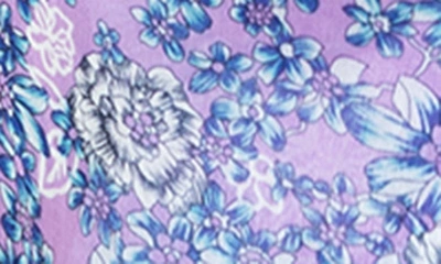 Shop Saachi Floral Kaftan In Purple