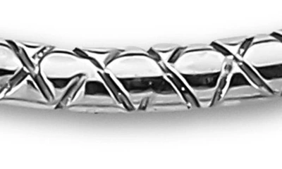 Samuel B. Sterling Silver Triple Bar Frontal Necklace In Silver