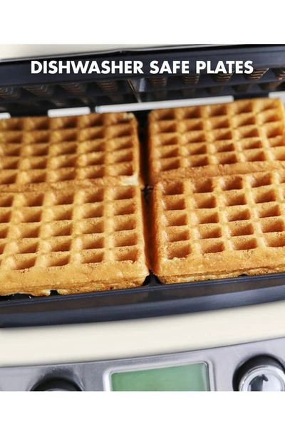 GreenPan Elite Ceramic Nonstick 4 Square Waffle Maker - Cloud Cream