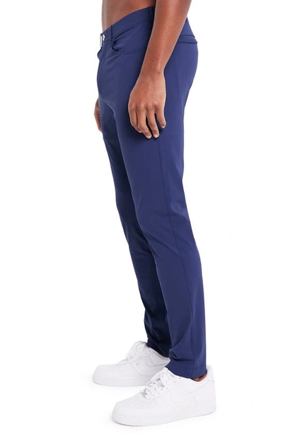 Shop Redvanly Kent Pull-on Golf Pants In Navy