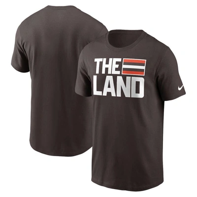 Shop Nike Brown Cleveland Browns Local Essential T-shirt