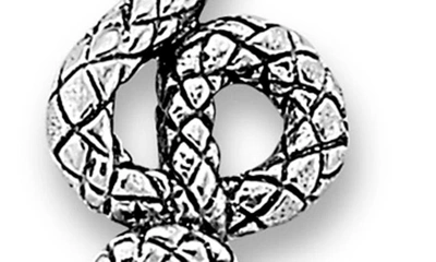 Samuel B. Sterling Silver Snake Bracelet In Silver