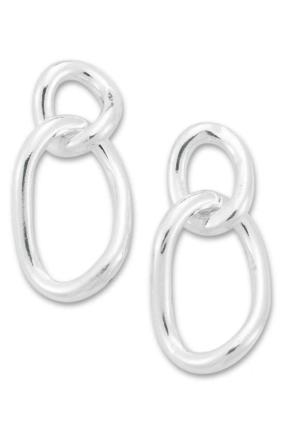 Shop Samuel B. Sterling Silver Link Drop Earrings