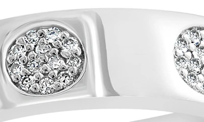 Effy Sterling Silver Diamond Band Ring In Silver