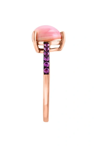 Shop Effy 14k Rose Gold Pink Sapphire Heart Ring