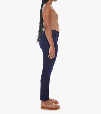 Shop Mother Mid Rise Dazzler Ankle Jeans In Now Or Never In Blue