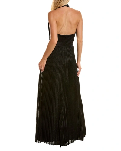 Shop Halston Tiffany Gown In Black