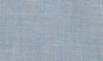 Shop Jared Lang Trim Fit Cotton Dress Shirt In Oxford Blue