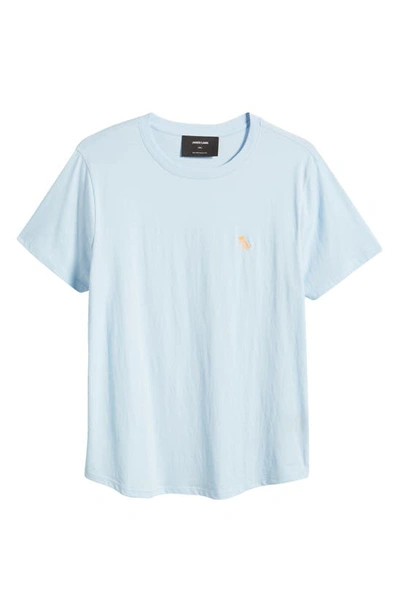 Shop Jared Lang T-rex Embroidered Cotton T-shirt In Mint