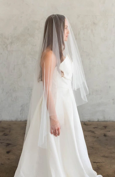 Shop Brides And Hairpins Emerson Tulle Veil In Ivory