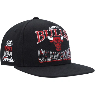 Shop Mitchell & Ness Black Chicago Bulls Hardwood Classics Soul Champions Era Diamond Snapback Hat