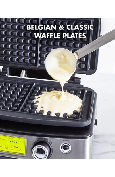 Shop Greenpan Elite Ceramic Nonstick 2-square Waffle Maker In Black
