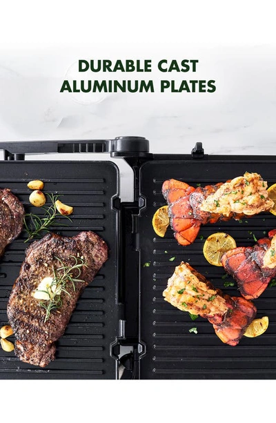 Greenpan Elite Ceramic Nonstick Multi Grill/griddle/waffle Maker In Black