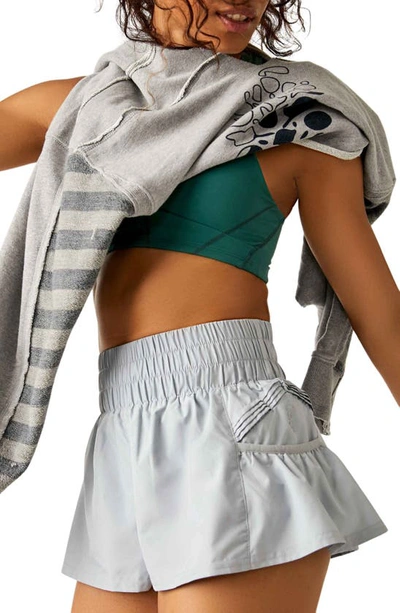 Fp Movement Free People  Get Your Flirt On Shorts In Arctic Mist