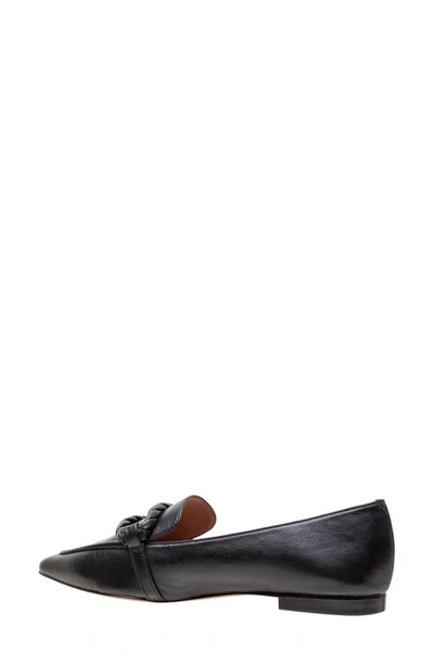 Shop Linea Paolo Matissa Pointed Toe Flat In Black