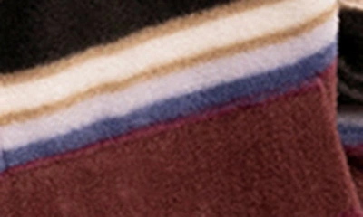 Threads 4 Thought Kids' Stripe Zip-up Hooded Fleece Jacket In Navy Multi