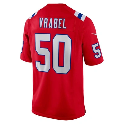 Shop Nike Mike Vrabel Red New England Patriots Retired Player Alternate Game Jersey