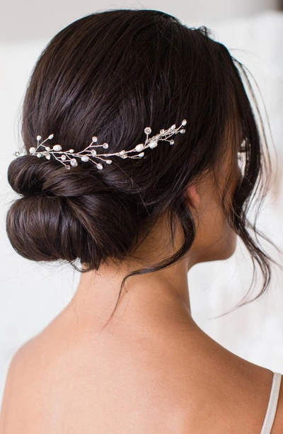 Shop Brides And Hairpins Brides & Hairpins Zylina Halo Comb In Silver