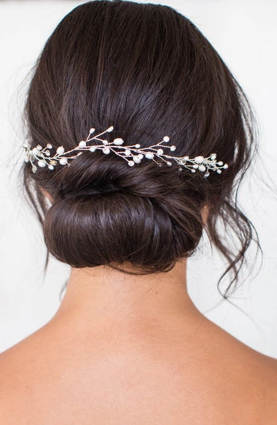 Shop Brides And Hairpins Brides & Hairpins Zylina Halo Comb In Silver