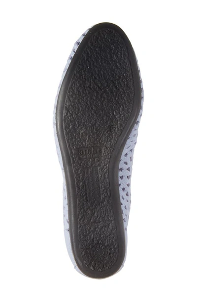 Shop Arche Lilly Perforated Ballet Flat In Bay