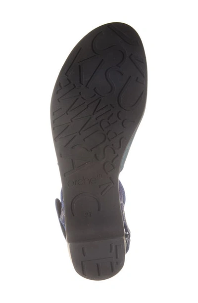 Shop Arche Kisham Block Heel Sandal In Gemme-icare