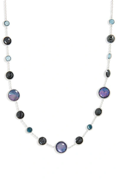 Shop Ippolita Semiprecious Stone Collar Necklace In Blue