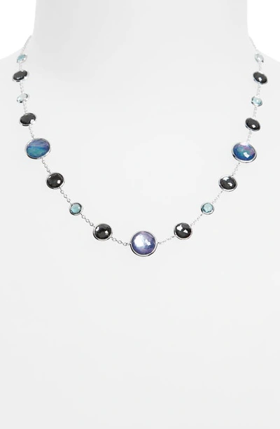 Shop Ippolita Semiprecious Stone Collar Necklace In Blue