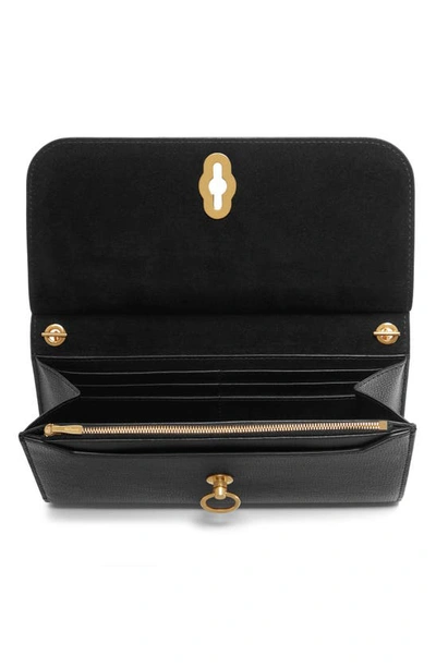 Shop Mulberry Amberley Leather Wallet In Black