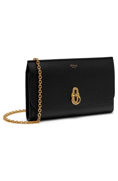 Shop Mulberry Amberley Leather Wallet In Black