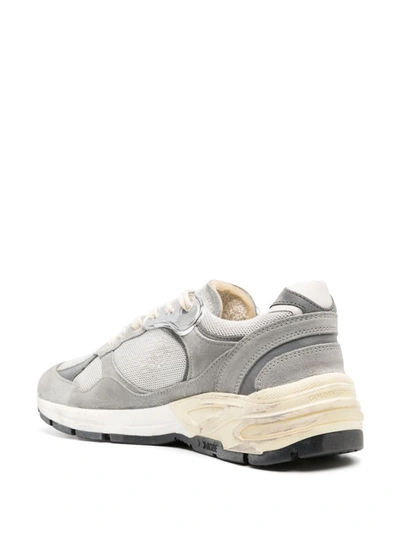 Shop Golden Goose Sneakers In Grey/silver/white