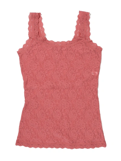 Shop Hanky Panky Signature Lace Classic Cami In Pink