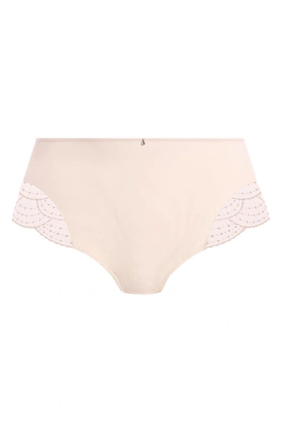 Shop Elomi Priya Full Figure High Waist Briefs In Vanilla