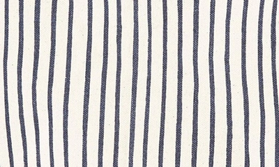 Pehr Stripes Away Medium Canvas Cube In Ink