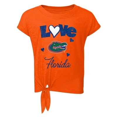 Shop Outerstuff Preschool & Toddler Orange/royal Florida Gators Forever Love T-shirt & Leggings Set