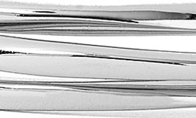 Ippolita Sterling Silver Squiggle Bangle In Silver