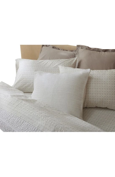 Shop Coyuchi Marshall Organic Cotton Pillow Cover In Alpine White