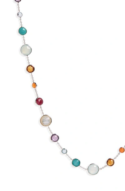 Shop Ippolita Semiprecious Stone Collar Necklace In Blue Multi