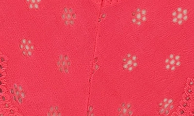 Shop Skarlett Blue Smitten Lace Teddy In Hot Pink