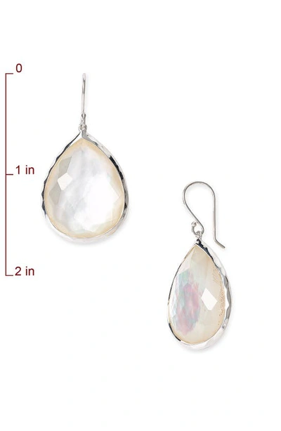 Shop Ippolita Rock Candy® Large Teardrop Earrings In Mother Of Pearl