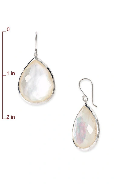 Ippolita Sterling Silver Wonderland Teardrop In Mother-of-pearl Earrings In Mother Of Pearl