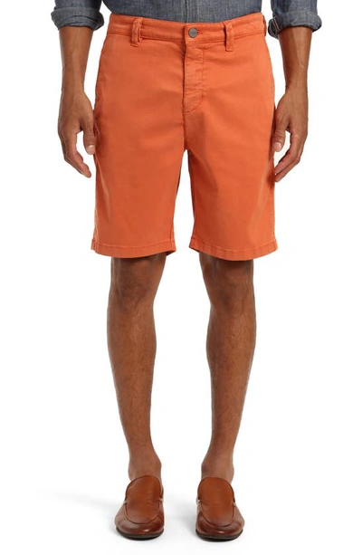 Shop 34 Heritage Nevada Soft Touch Stretch Shorts In Mid Siena