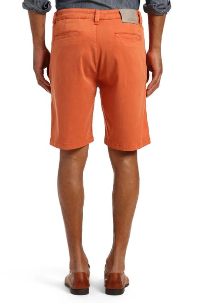 34 Heritage Nevada Soft Touch Stretch Shorts In Mid Siena