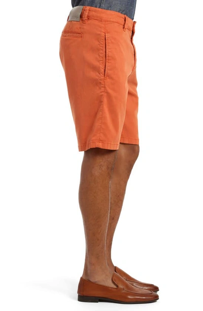 34 Heritage Nevada Soft Touch Stretch Shorts In Mid Siena
